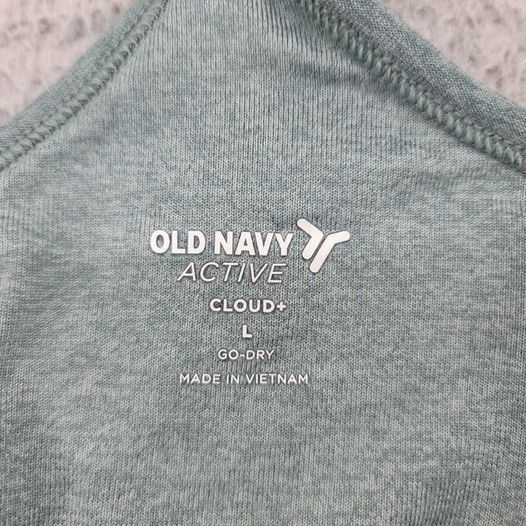 Old Navy Bodysuit Womens Large‎ Green Cloud+ Racerback 6" Inseam Gym Workout - Picture 10 of 13